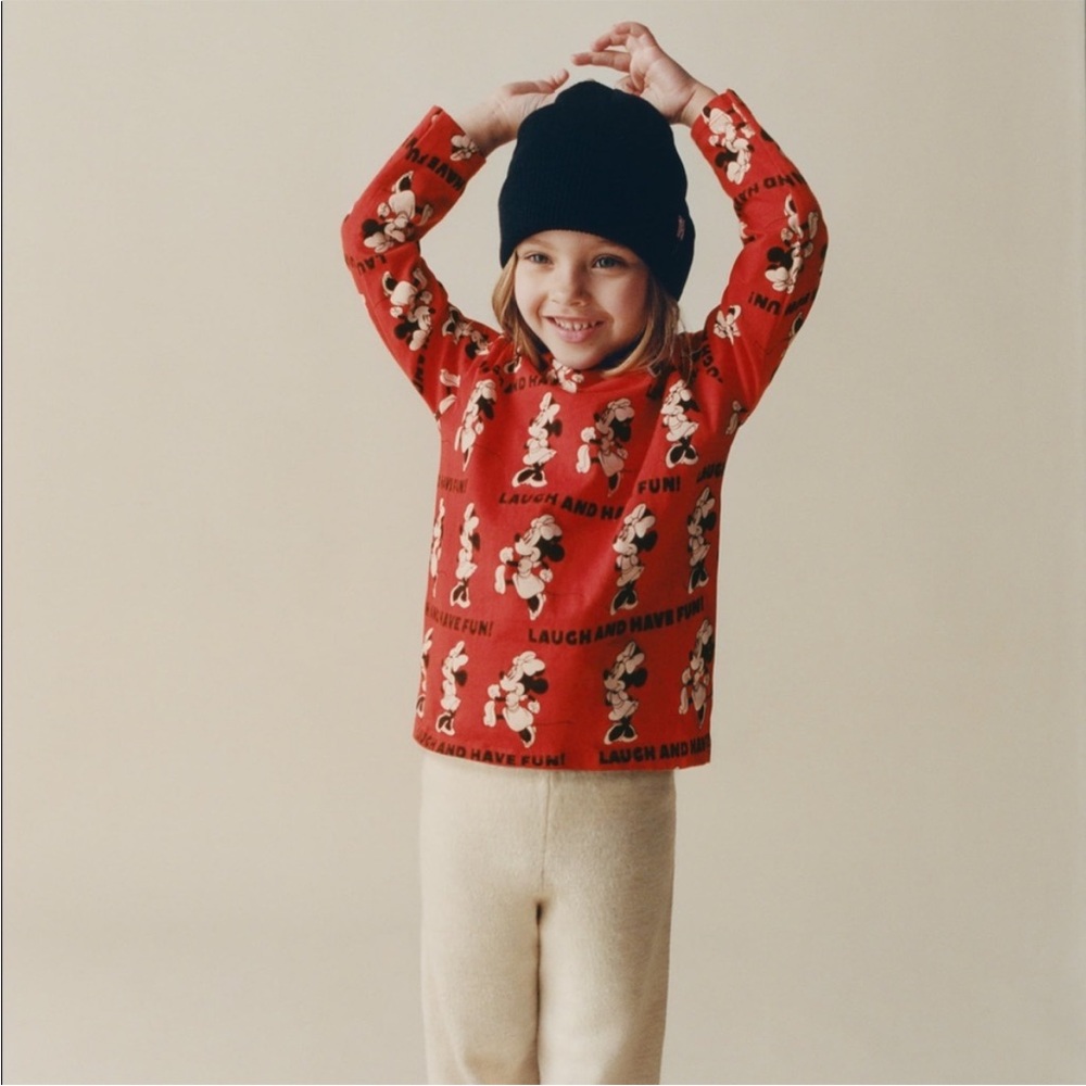 Zara Disney Minnie Mouse Top